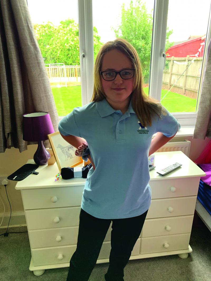 Jasmine's first day of high school