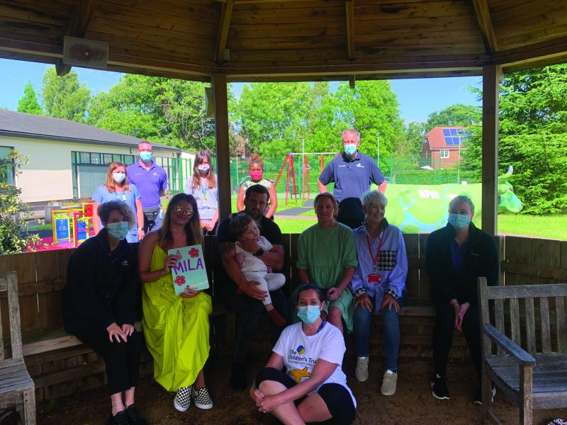 Mila's going home party at The Children's Trust