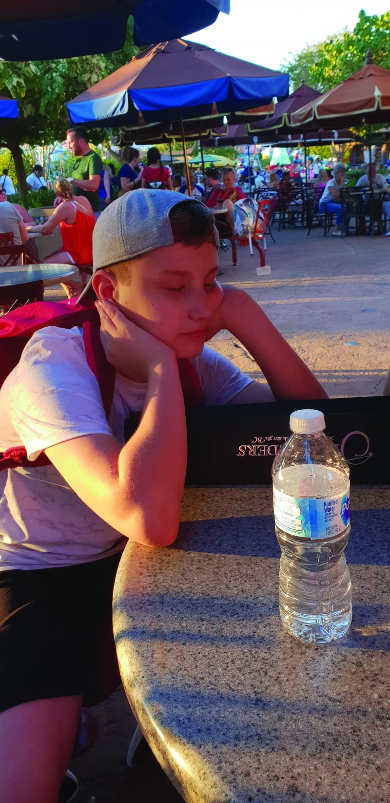 Riley on holiday in Florida