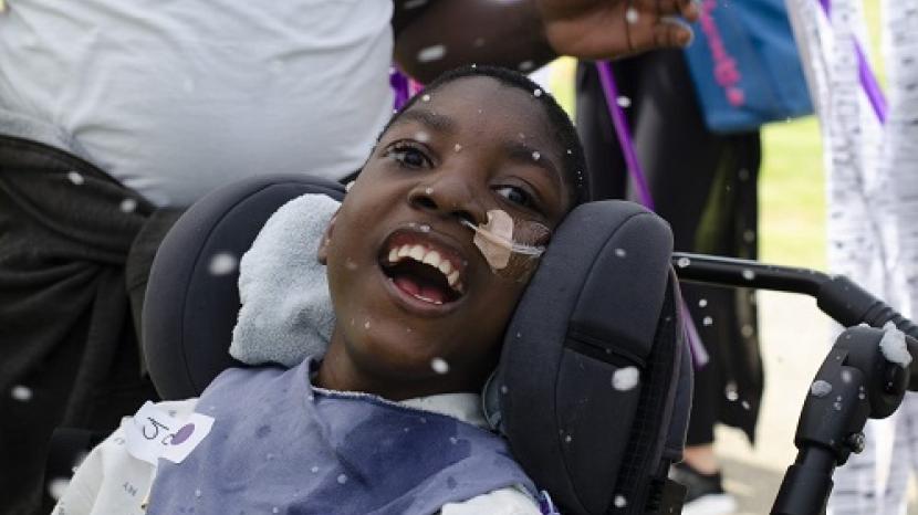 Josiah at Sports day 